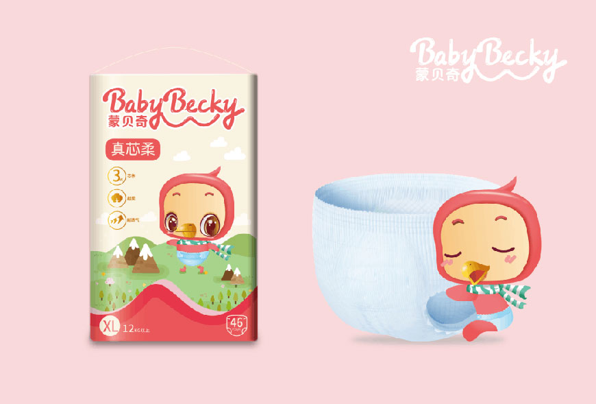 蒙貝奇紙尿褲外包裝 蒙貝奇紙尿褲外包裝